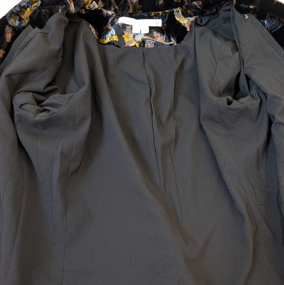 NWOT NEW Veronica Beard Long And Lean Velvet Floral Dickey Jacket Blazer Size 4 - Picture 14 of 15